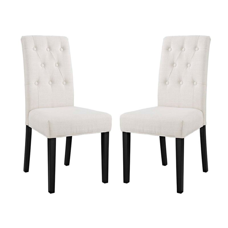 Modway - Confer Dining Side Chair Fabric (Set of 2) - EEI-3325-BEI