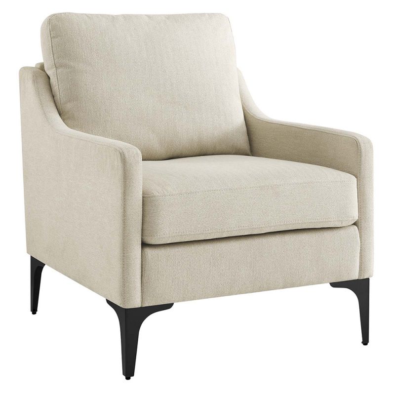 Modway - Corland Upholstered Fabric Armchair - EEI-6023-BEI