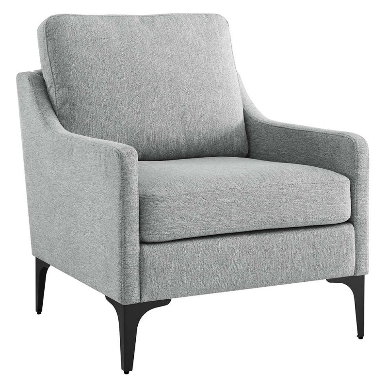 Modway - Corland Upholstered Fabric Armchair - EEI-6023-LGR