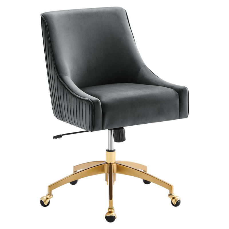 Modway - Discern Performance Velvet Office Chair - EEI-5080-GRY