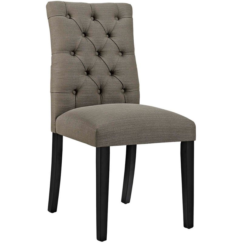 Modway - Duchess Button Tufted Fabric Dining Chair - EEI-2231-GRA