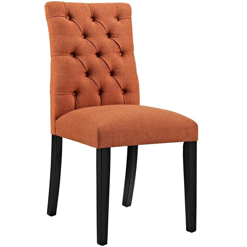 Modway - Duchess Button Tufted Fabric Dining Chair - EEI-2231-ORA