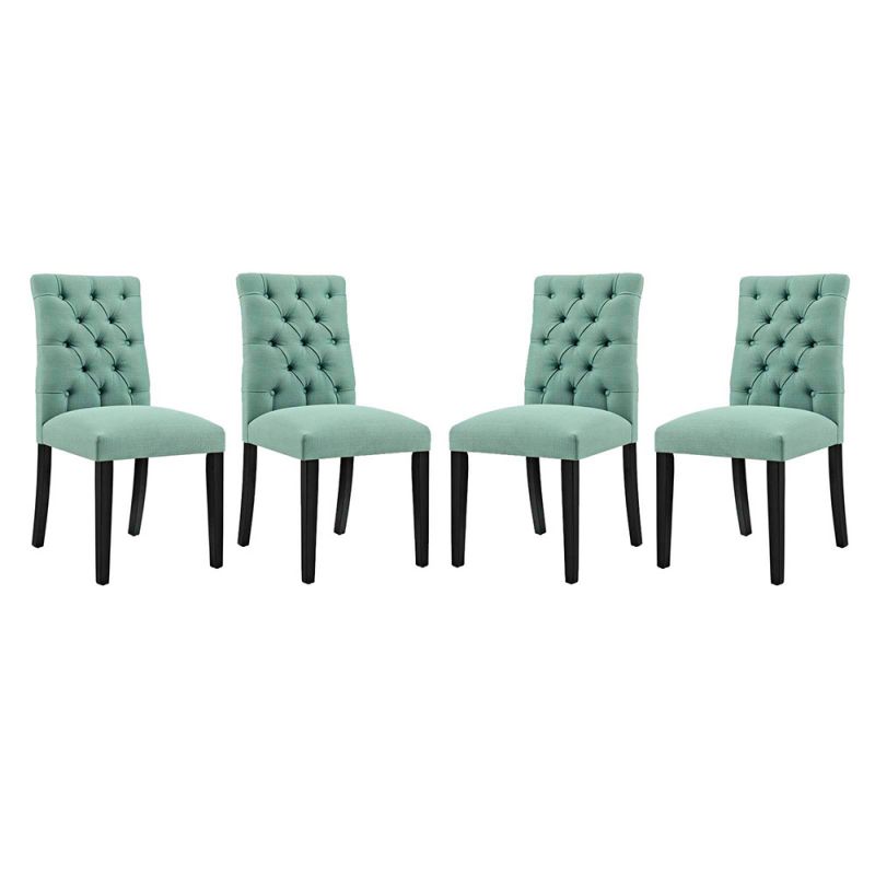 Modway - Duchess Dining Chair Fabric (Set of 4) - EEI-3475-LAG