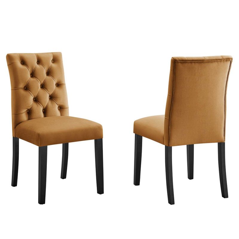 Modway - Duchess Performance Velvet Dining Chairs - (Set of 2) - EEI-5011-COG