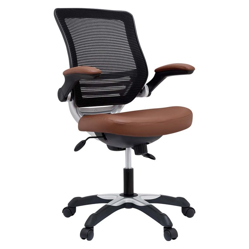 Modway - Edge Vinyl Office Chair - EEI-595-TAN