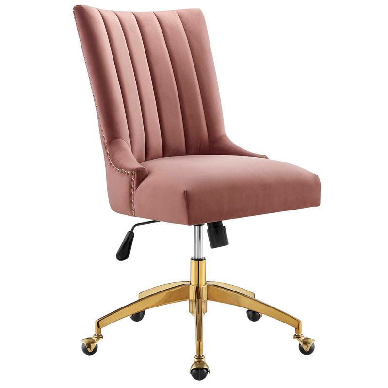 Modway - Empower Channel Tufted Performance Velvet Office Chair - EEI-4575-GLD-DUS