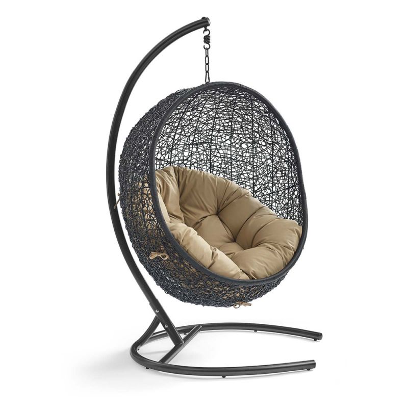 Modway - Encase Swing Outdoor Patio Lounge Chair - EEI-739-MOC-SET