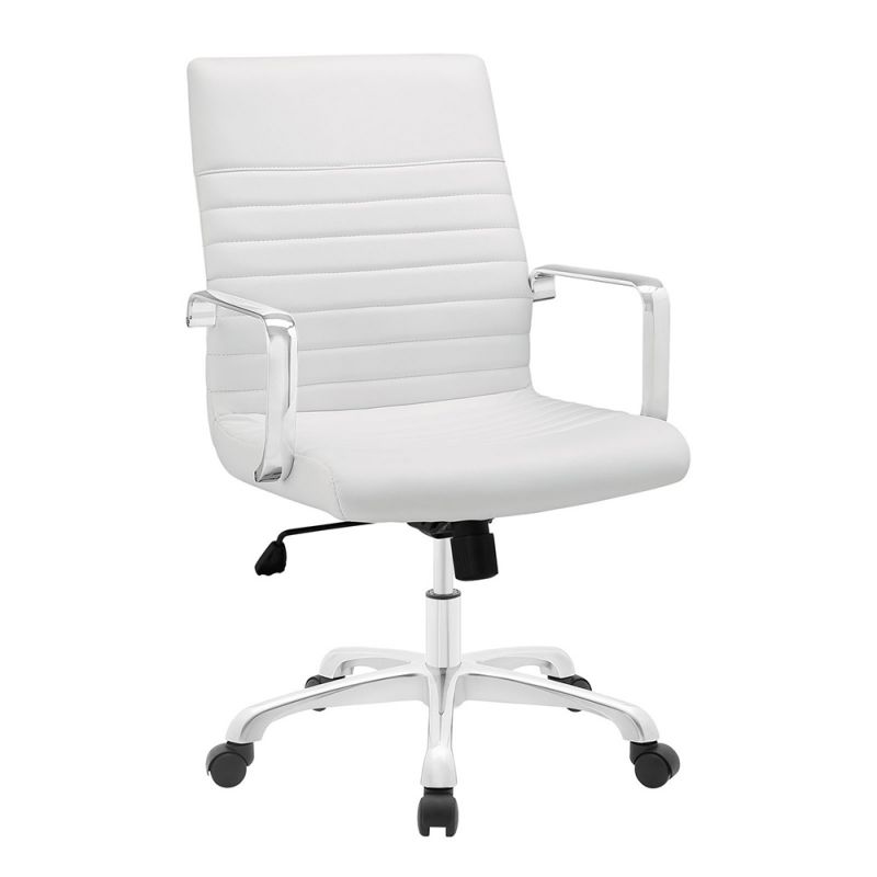 Modway - Finesse Mid Back Office Chair - EEI-1534-WHI