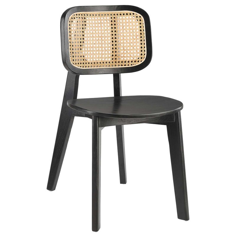 Modway - Habitat Wood Dining Side Chair - EEI-4645-BLK
