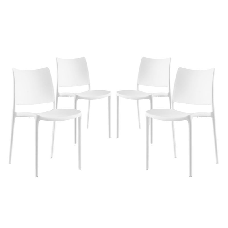 Modway - Hipster Dining Side Chair (Set of 4) - EEI-2425-WHI-SET