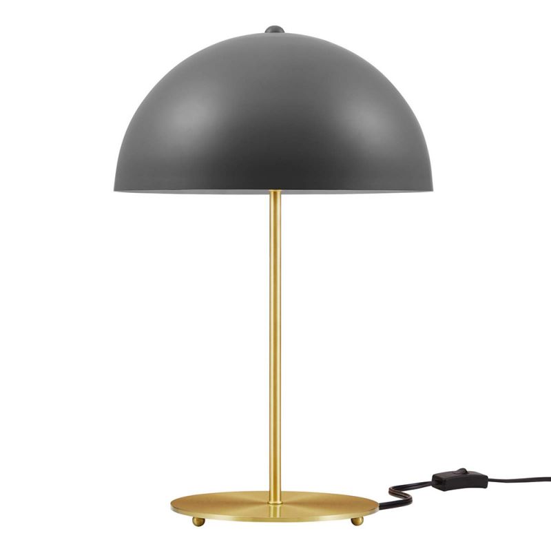 Modway - Ideal Metal Table Lamp - EEI-5629-GRY-SBR