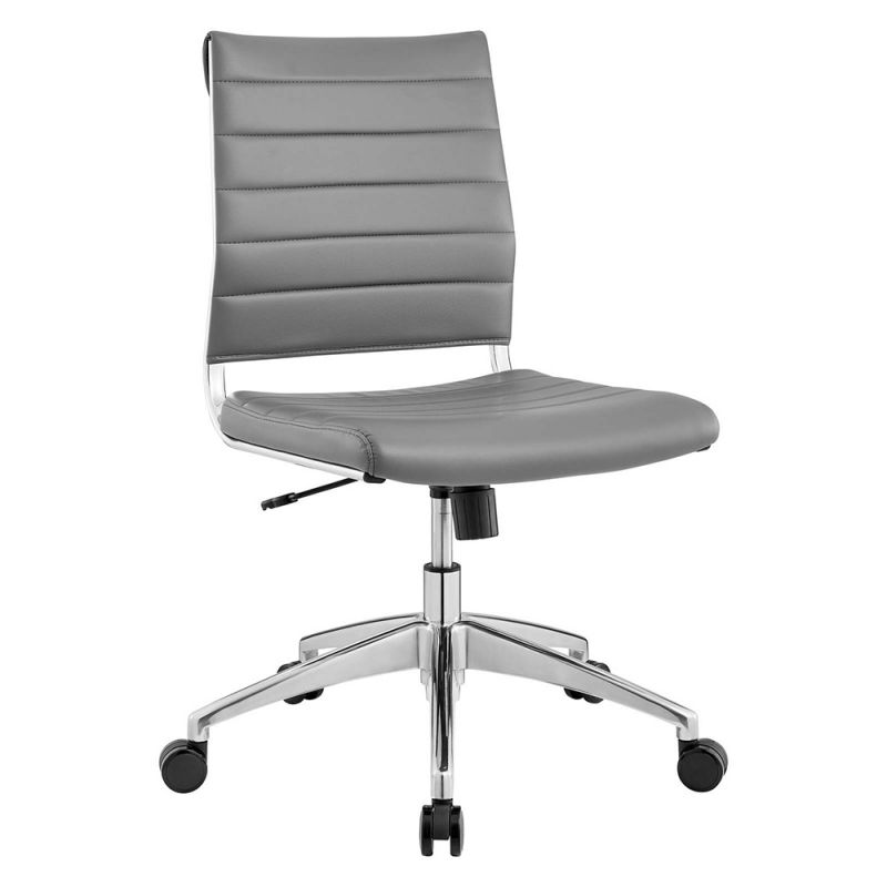 Modway - Jive Armless Mid Back Office Chair - EEI-1525-GRY