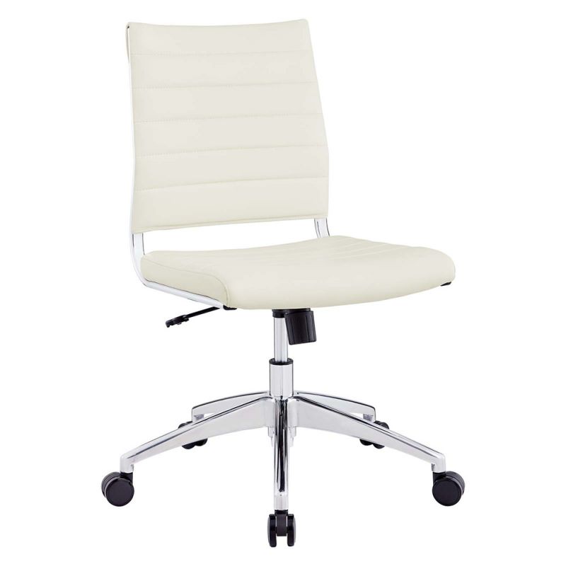 Modway - Jive Armless Mid Back Office Chair - EEI-1525-WHI