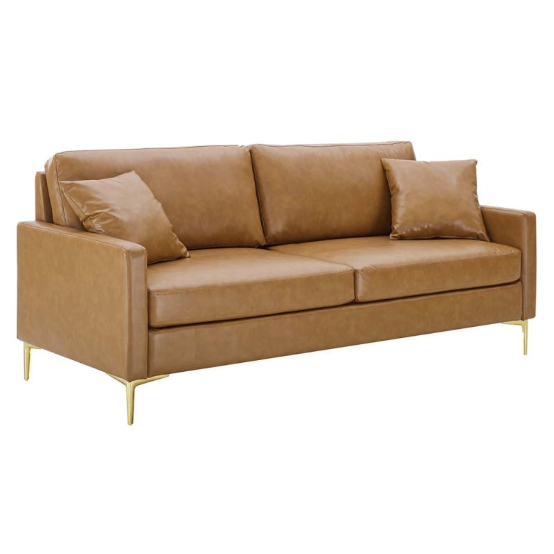 Modway - Juliana Vegan Leather Sofa - EEI-4448-TAN