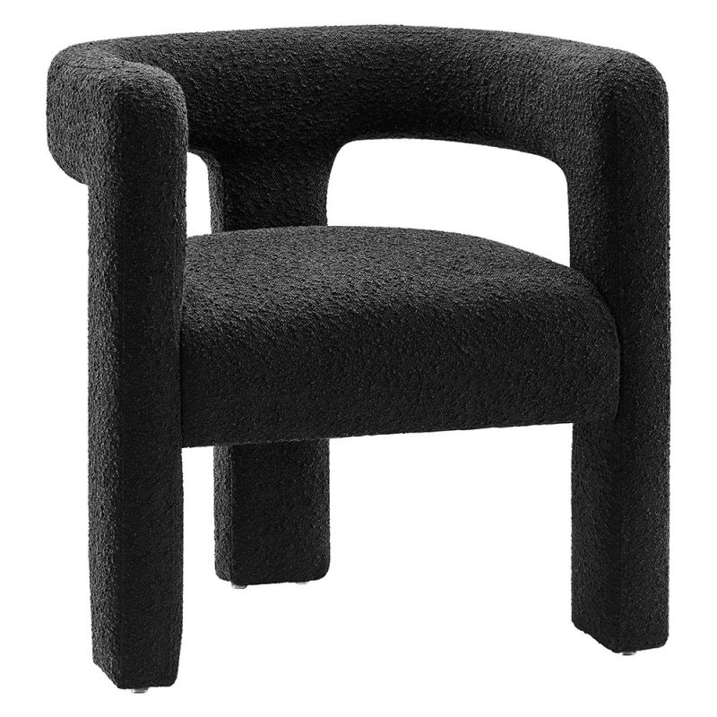 Modway - Kayla Boucle Upholstered Armchair - EEI-6479-BLK