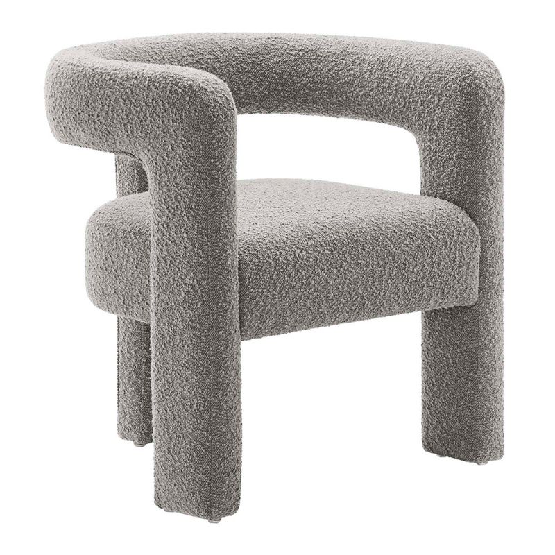 Modway - Kayla Boucle Upholstered Armchair - EEI-6479-LGR