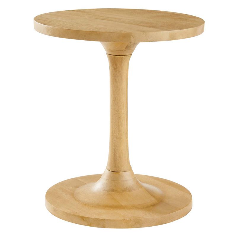 Modway - Lina Round Mango Wood Side Table - EEI-6573-OAK