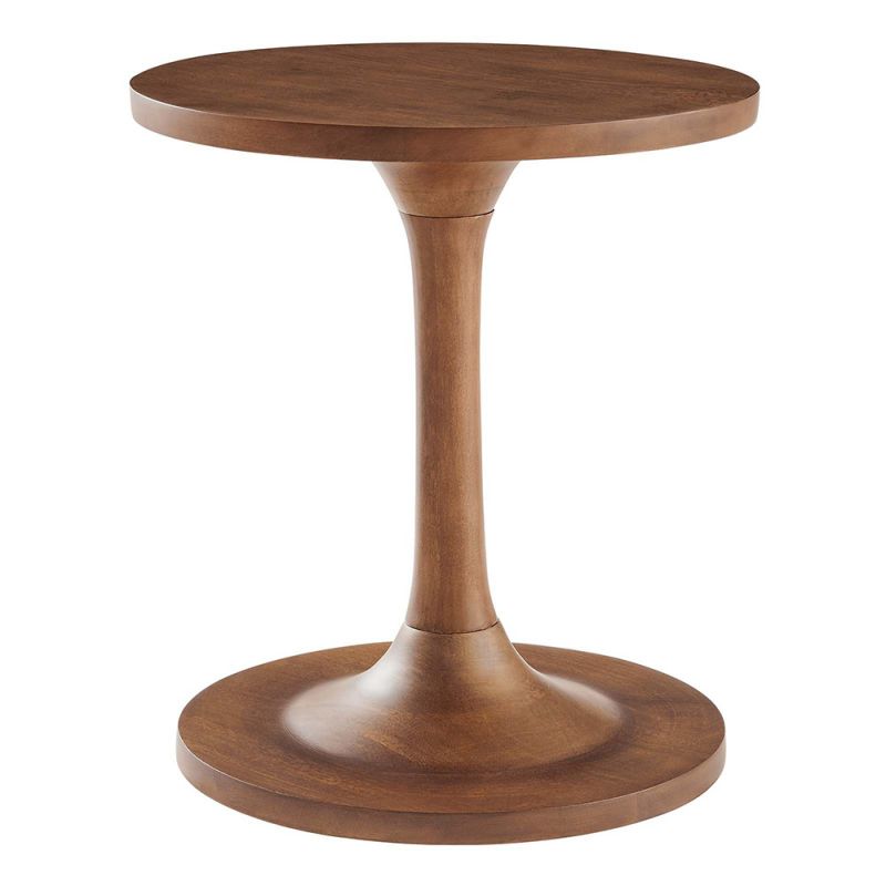 Modway - Lina Round Mango Wood Side Table - EEI-6573-WAL