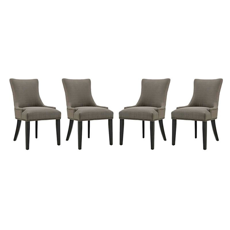 Modway - Marquis Dining Chair Fabric (Set of 4) - EEI-3497-GRA