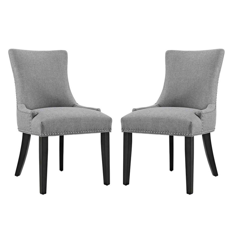 Modway - Marquis Dining Side Chair Fabric (Set of 2) - EEI-2746-LGR-SET