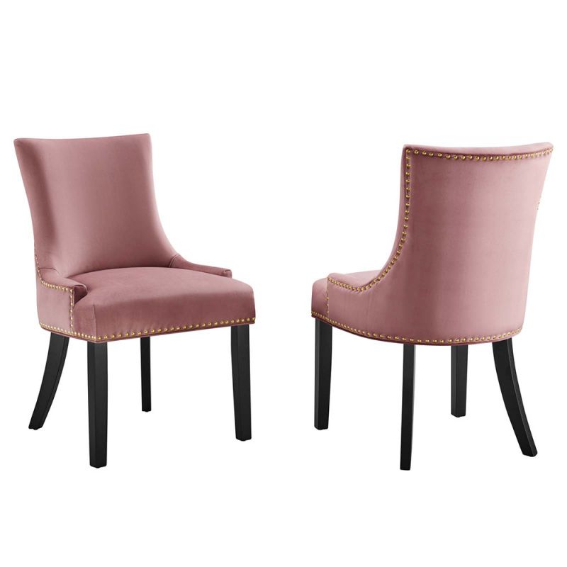 Modway - Marquis Performance Velvet Dining Chairs - (Set of 2) - EEI-5010-DUS