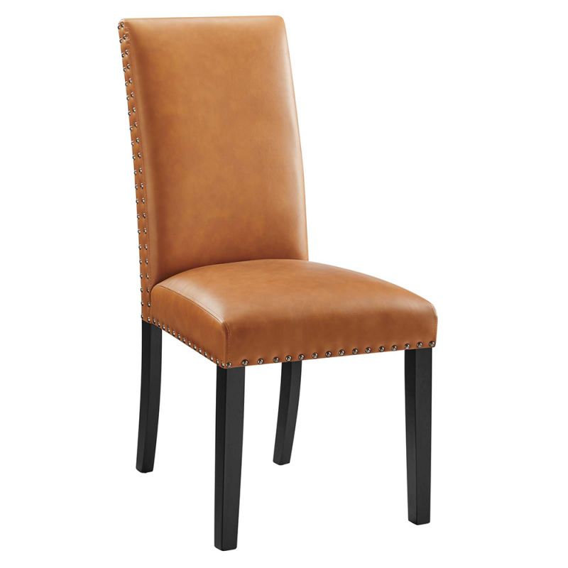 Modway - Parcel Dining Faux Leather Side Chair - EEI-1491-TAN