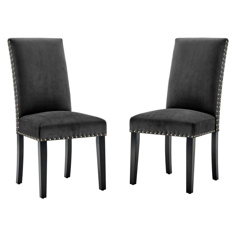 Modway - Parcel Performance Velvet Dining Side Chairs - (Set of 2) - EEI-3779-CHA