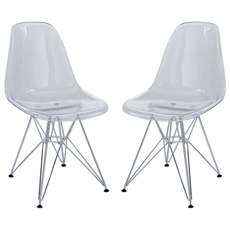 Modway - Paris Dining Side Chair (Set of 2) - EEI-1261-CLR