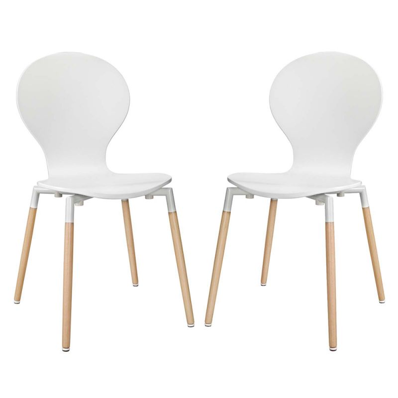 Modway - Path Dining Chair (Set of 2) - EEI-1368-WHI