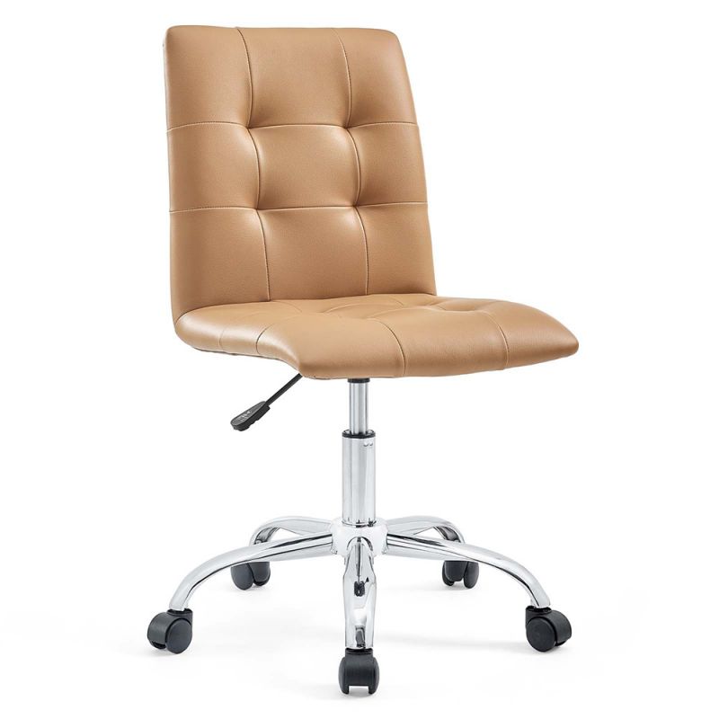 Modway - Prim Armless Mid Back Office Chair - EEI-1533-TAN