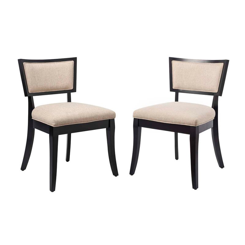 Modway - Pristine Upholstered Fabric Dining Chairs - (Set of 2) - EEI-4557-BEI