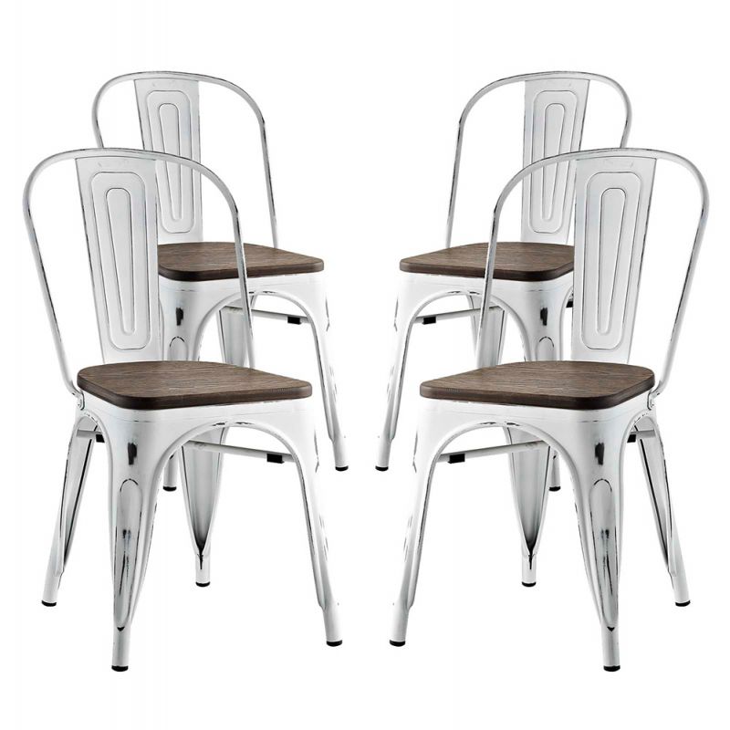 Modway - Promenade Dining Side Chair (Set of 4) - EEI-2752-WHI-SET