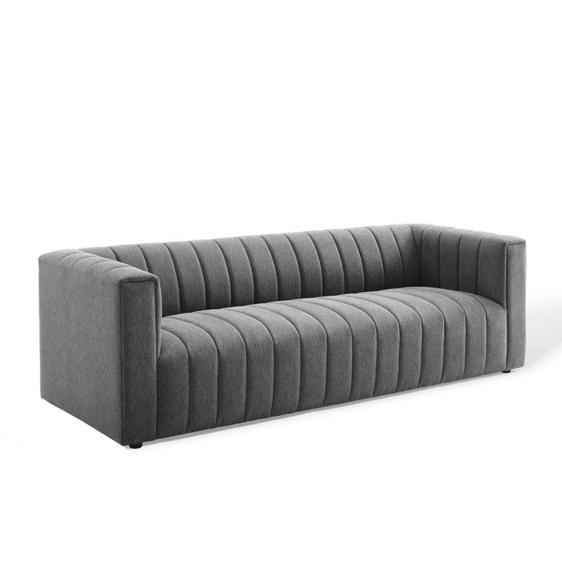 Modway - Reflection Channel Tufted Upholstered Fabric Sofa - EEI-3881-CHA