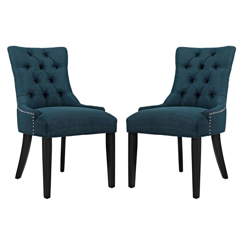 Modway - Regent Dining Side Chair Fabric (Set of 2) - EEI-2743-AZU-SET
