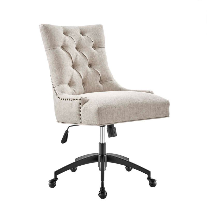 Modway - Regent Tufted Fabric Office Chair - EEI-4572-BLK-BEI