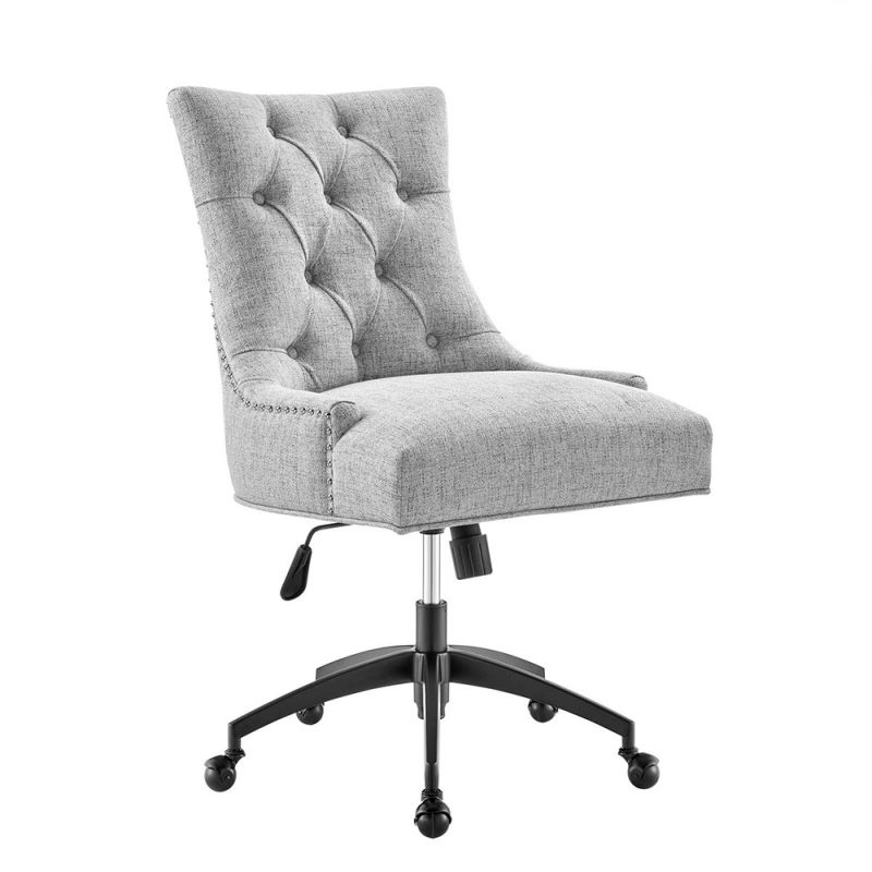 Modway - Regent Tufted Fabric Office Chair - EEI-4572-BLK-LGR