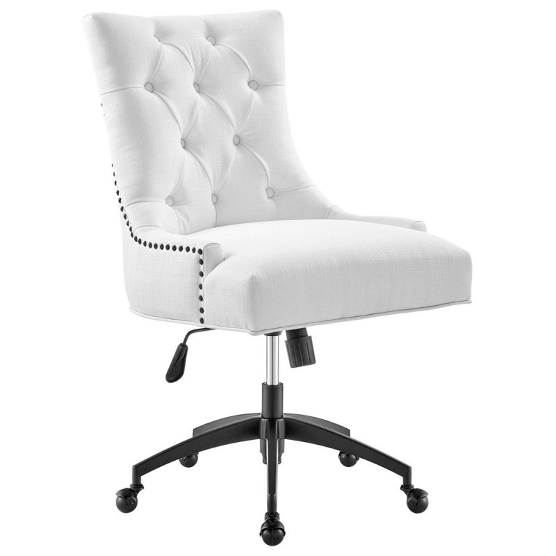 Modway - Regent Tufted Fabric Office Chair - EEI-4572-BLK-WHI