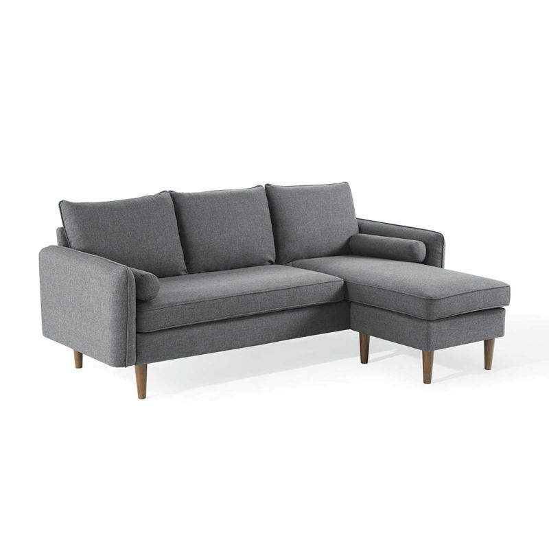 Modway - Revive Upholstered Right or Left Sectional Sofa - EEI-3867-GRY