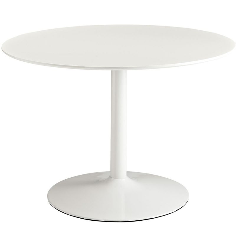 Modway - Revolve Round Wood Dining Table - EEI-785-WHI