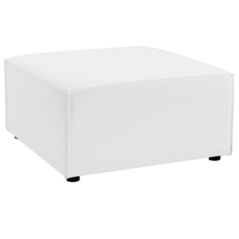 Modway - Saybrook Outdoor Patio Upholstered Sectional Sofa Ottoman - EEI-4211-WHI