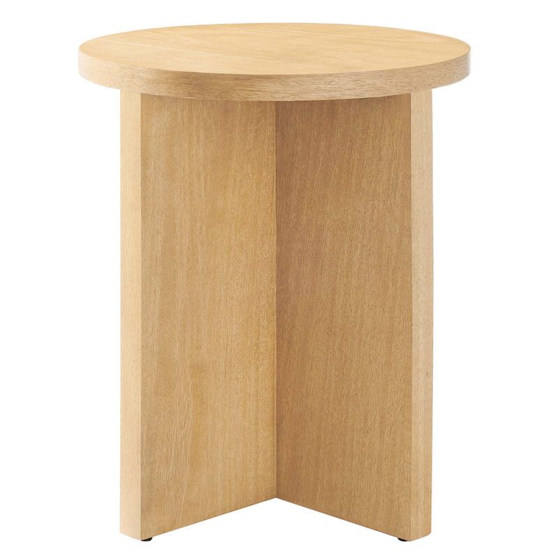 Modway - Silas Round Mango Wood Side Table - EEI-6579-NAT