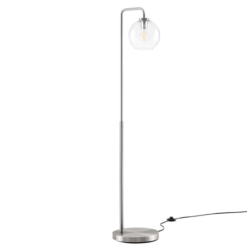 Modway - Silo Glass Globe Glass and Metal Floor Lamp - EEI-5616-SNL