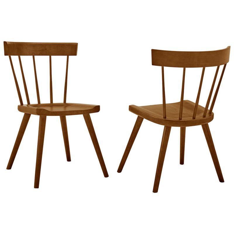 Modway - Sutter Wood Dining Side Chair (Set of 2) - EEI-6082-WAL