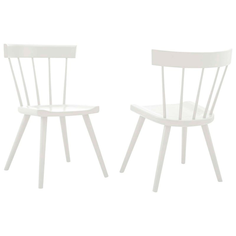Modway - Sutter Wood Dining Side Chair (Set of 2) - EEI-6082-WHI