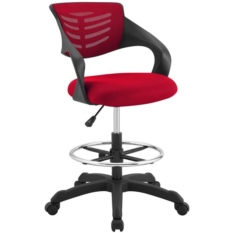 Modway - Thrive Mesh Drafting Chair - EEI-3040-RED