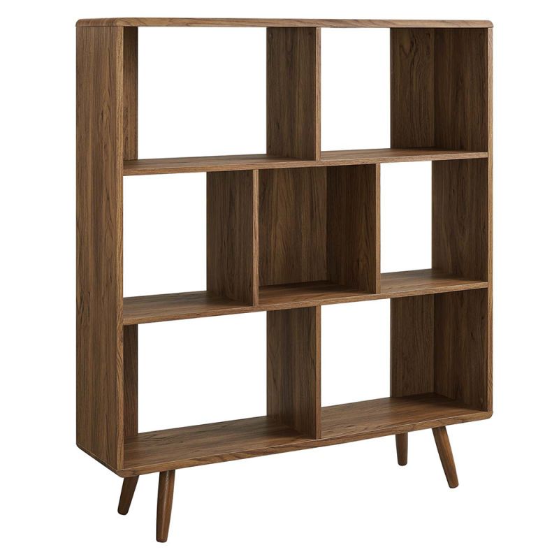 Modway - Transmit 7 Shelf Wood Grain Bookcase - EEI-2529-WAL