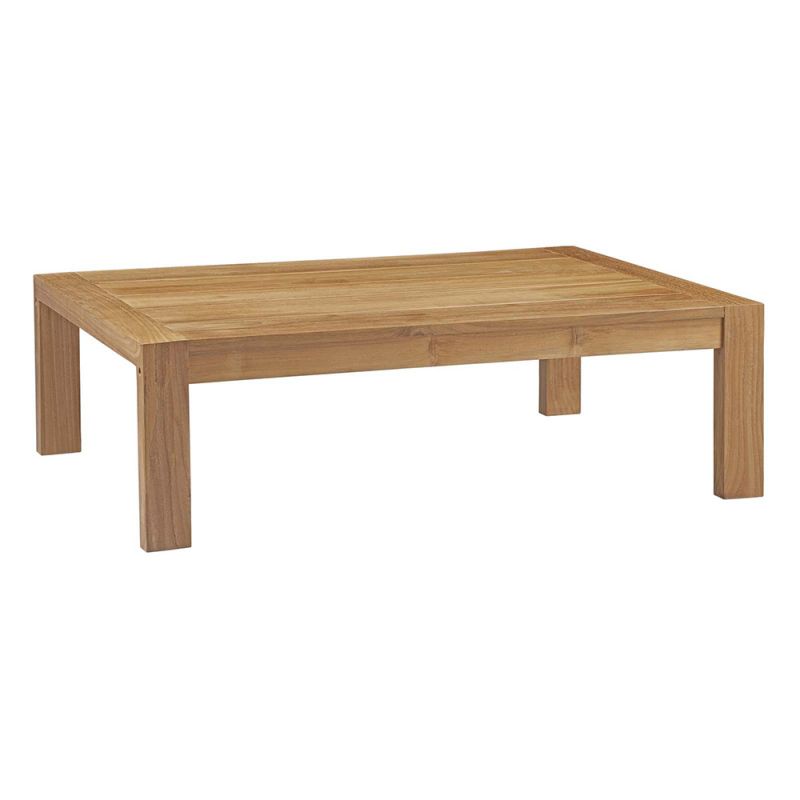 Modway - Upland Outdoor Patio Wood Coffee Table - EEI-2710-NAT