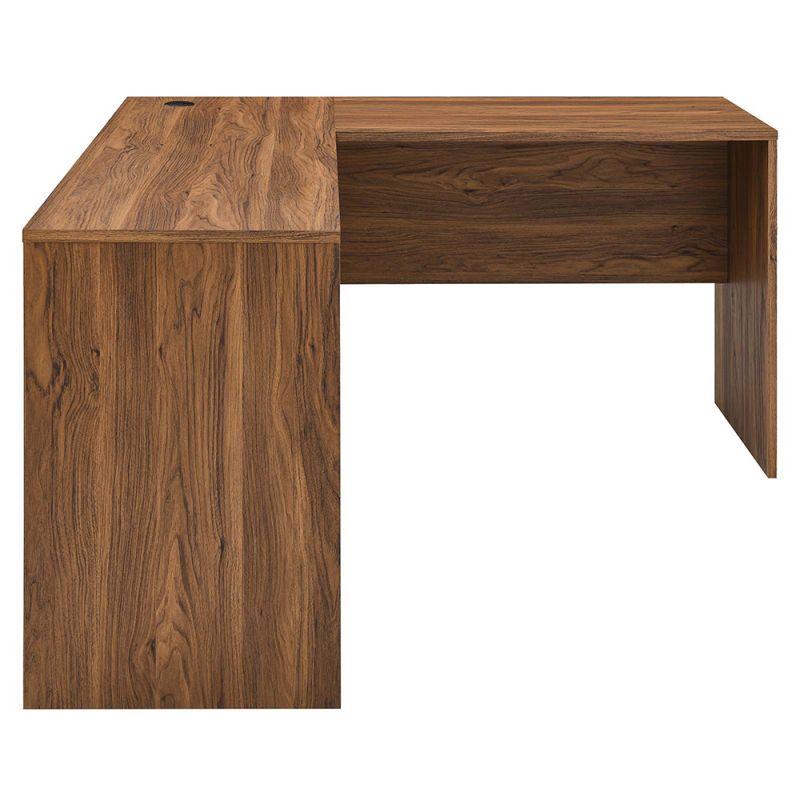 Modway - Venture L-Shaped Wood Office Desk - EEI-5703-WAL
