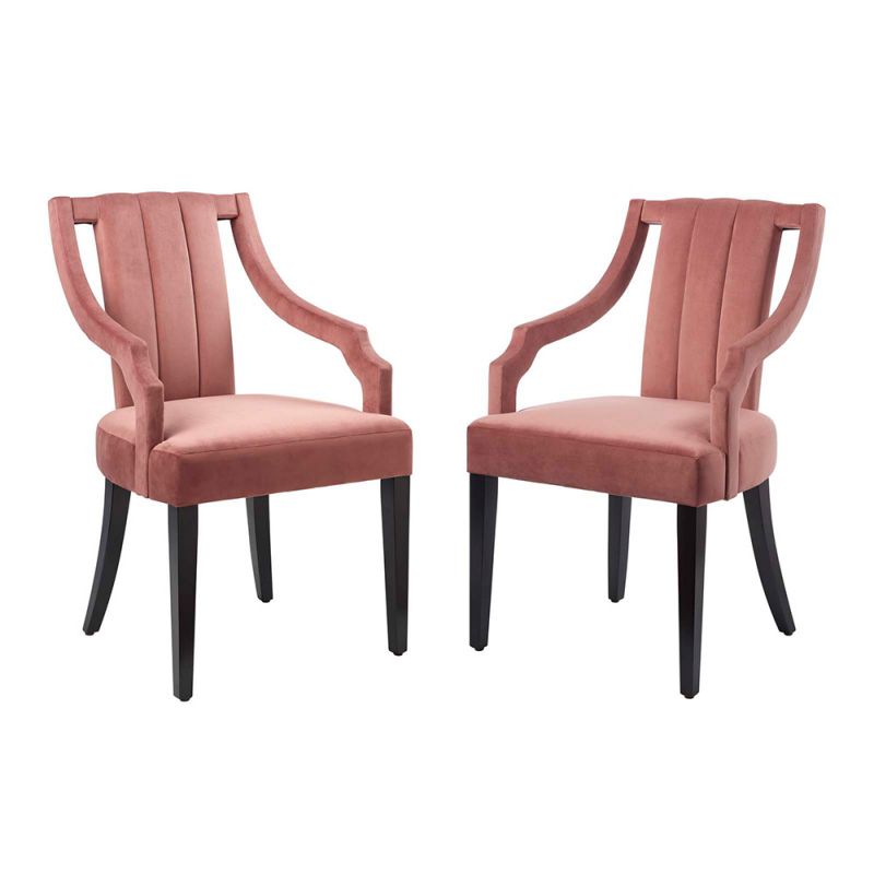 Modway - Virtue Performance Velvet Dining Chairs - (Set of 2) - EEI-4554-DUS