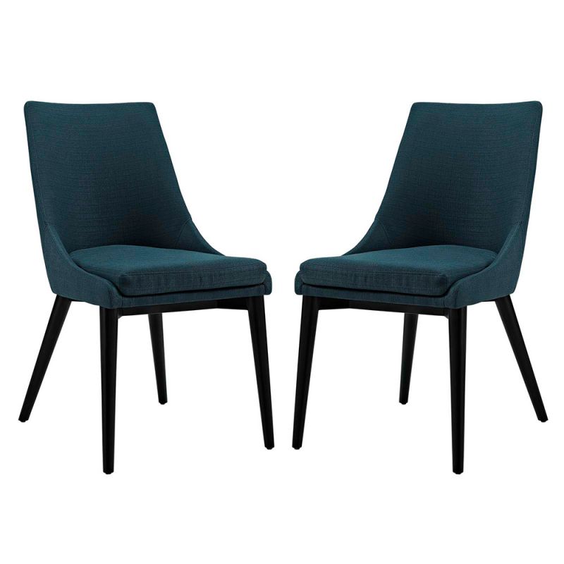 Modway - Viscount Dining Side Chair Fabric (Set of 2) - EEI-2745-AZU-SET